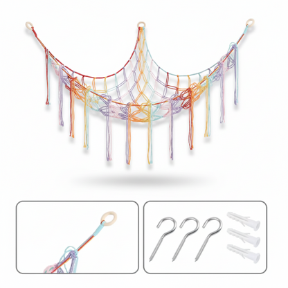 Storage Net Hammock Stuffed Animal Toy Net Kids Room