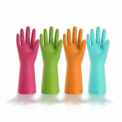 Gants en caoutchouc cuisine Gants vaisselle Nettoyage ménage