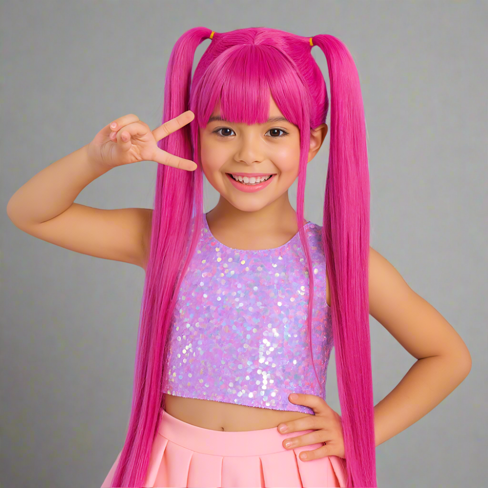 Cosplay Perücke Kostümperücke Kinderperücke Zubehör Set - Image 6