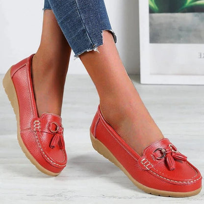 Damen Loafers Orthopädisch Quaste Lässig - Image 9