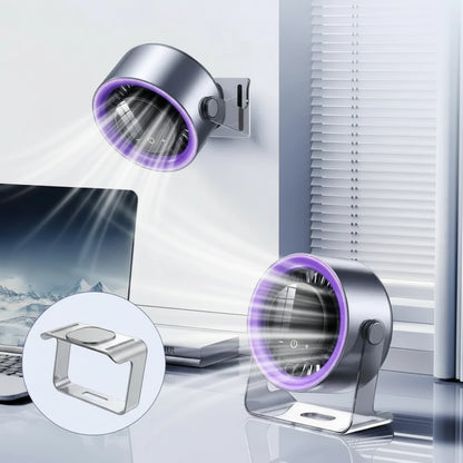 Ventilatore Tavolo USB Silenzioso Display LED