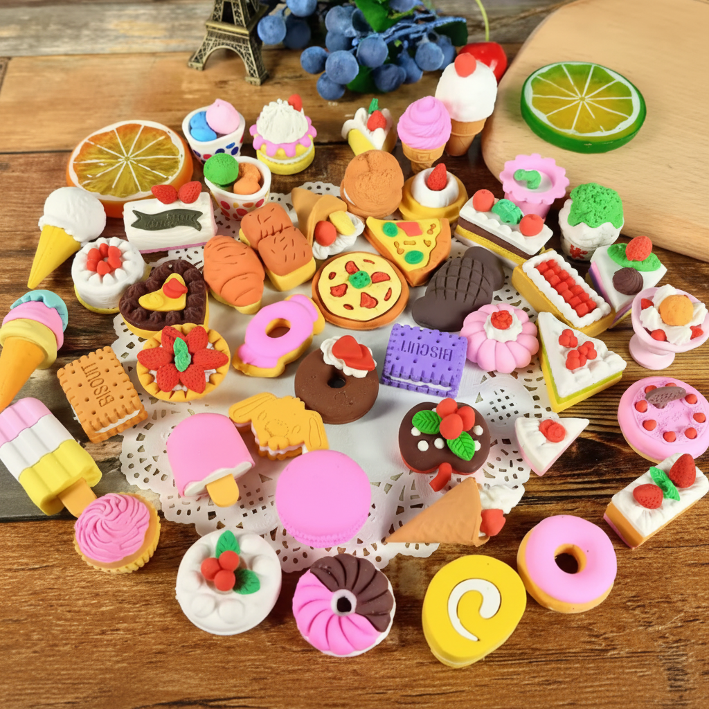 Gomme per bambini Set di gomme a forma di animali Colorate e creative Materiale scolastico