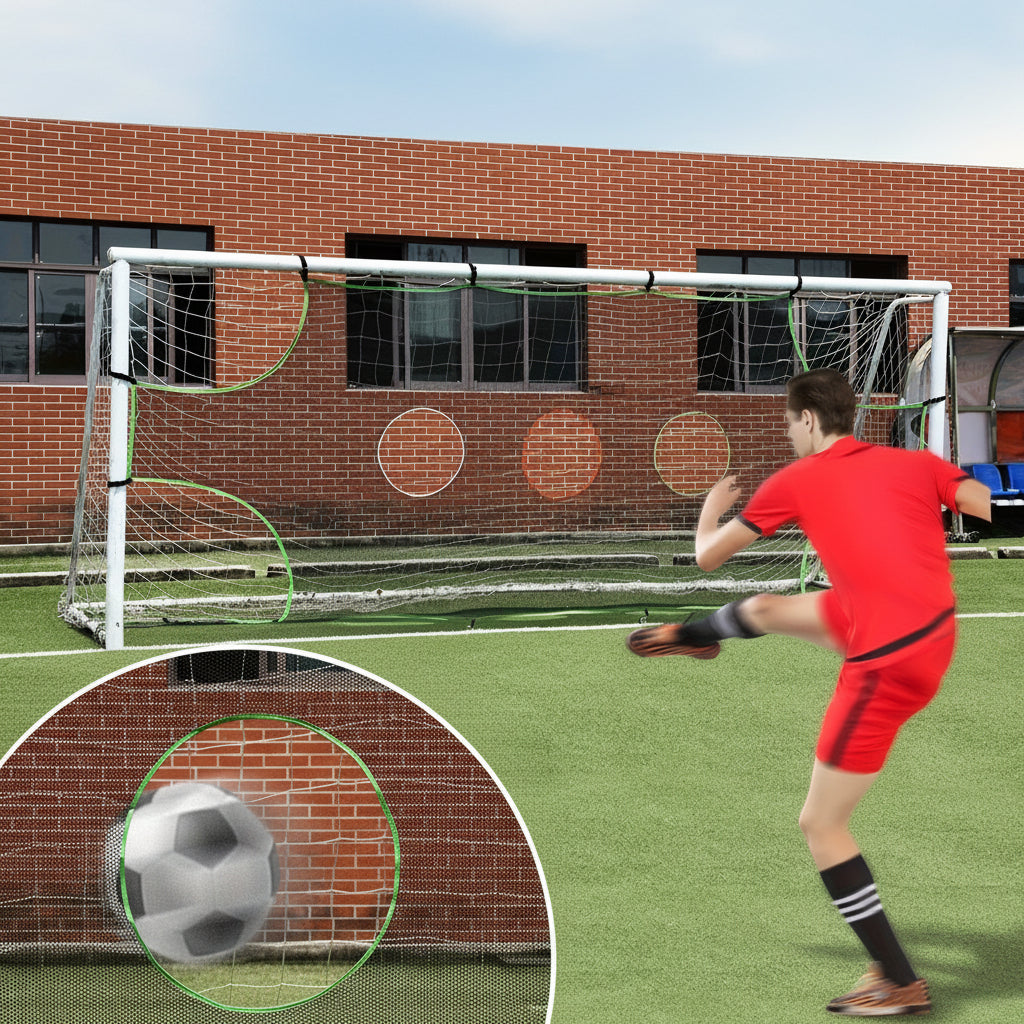 Rete Da Calcio Rimovibile Per Allenamento In Giardino