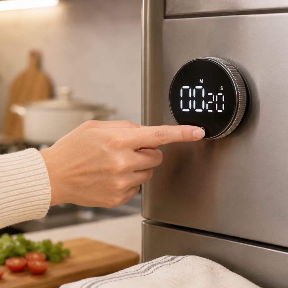Digitaler Küchen Timer Countdown Timer LED Magnet Alarmnummer - Image 1