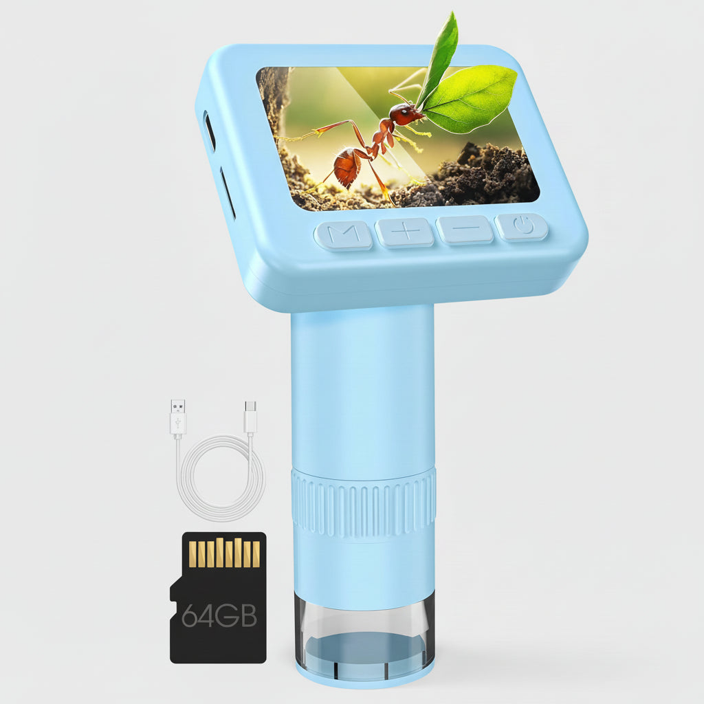 Microscopio digitale con schermo LCD Ingrandimento preciso