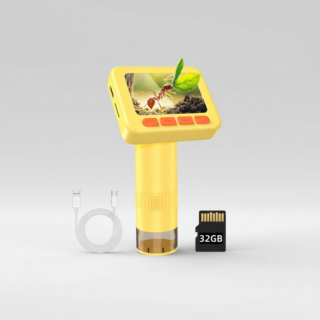 Microscopio digitale con schermo LCD Ingrandimento preciso