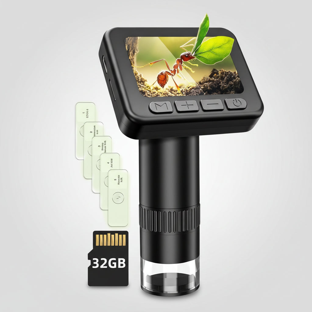 Microscopio digitale con schermo LCD Ingrandimento preciso