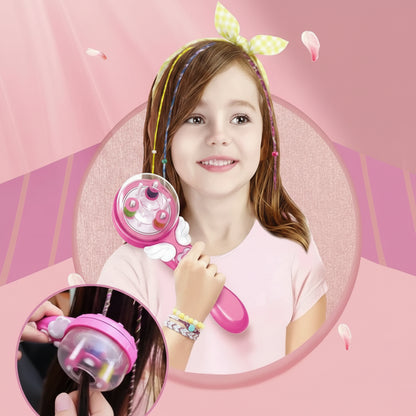 Kinder DIY Haarflechter Set Haarstyling Flechtgerät Mädchen