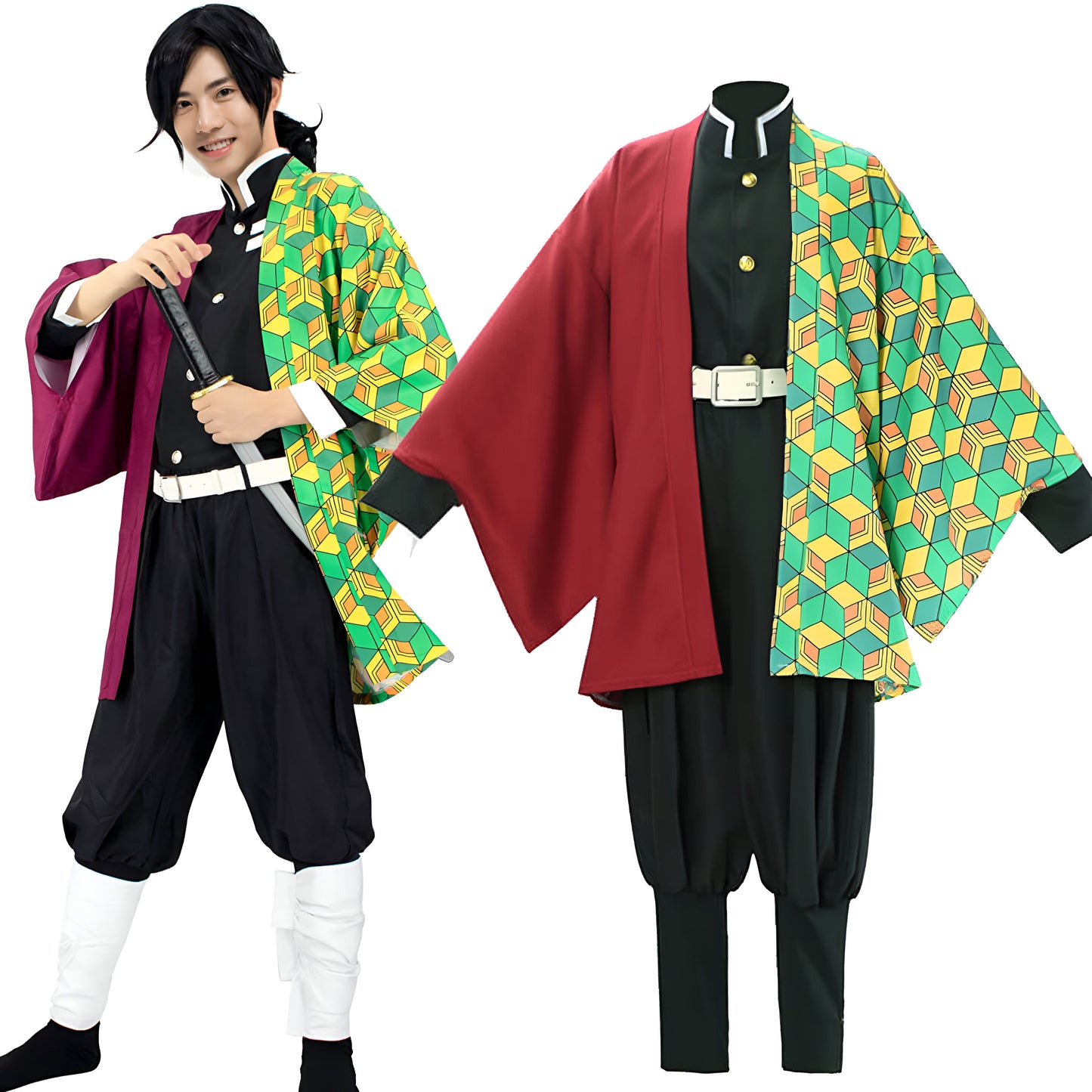 Costume cosplay kimono Halloween adulte
