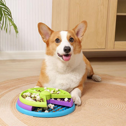 Dog Activity Feeding Station Bowl Set Non-Slip Dog Bowl