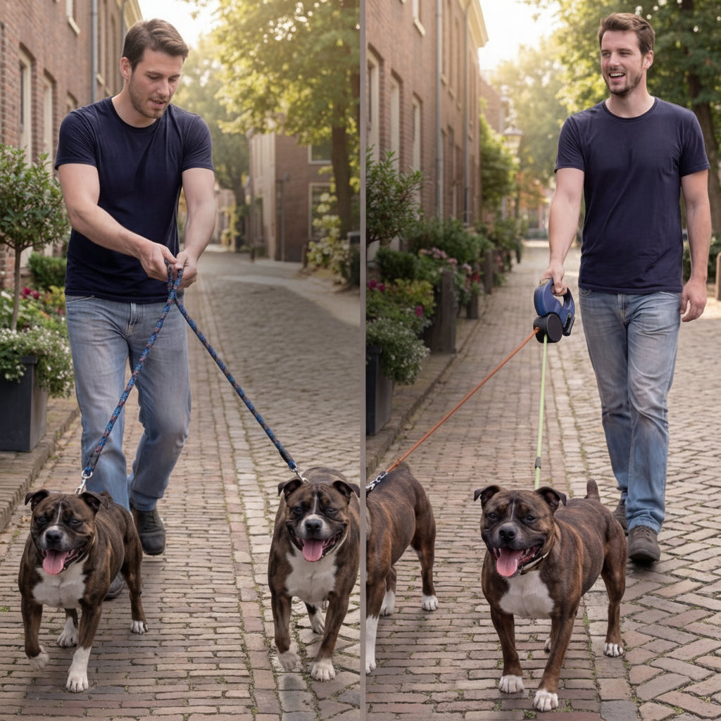 Dog Leash Rope Control Retractable Reflective