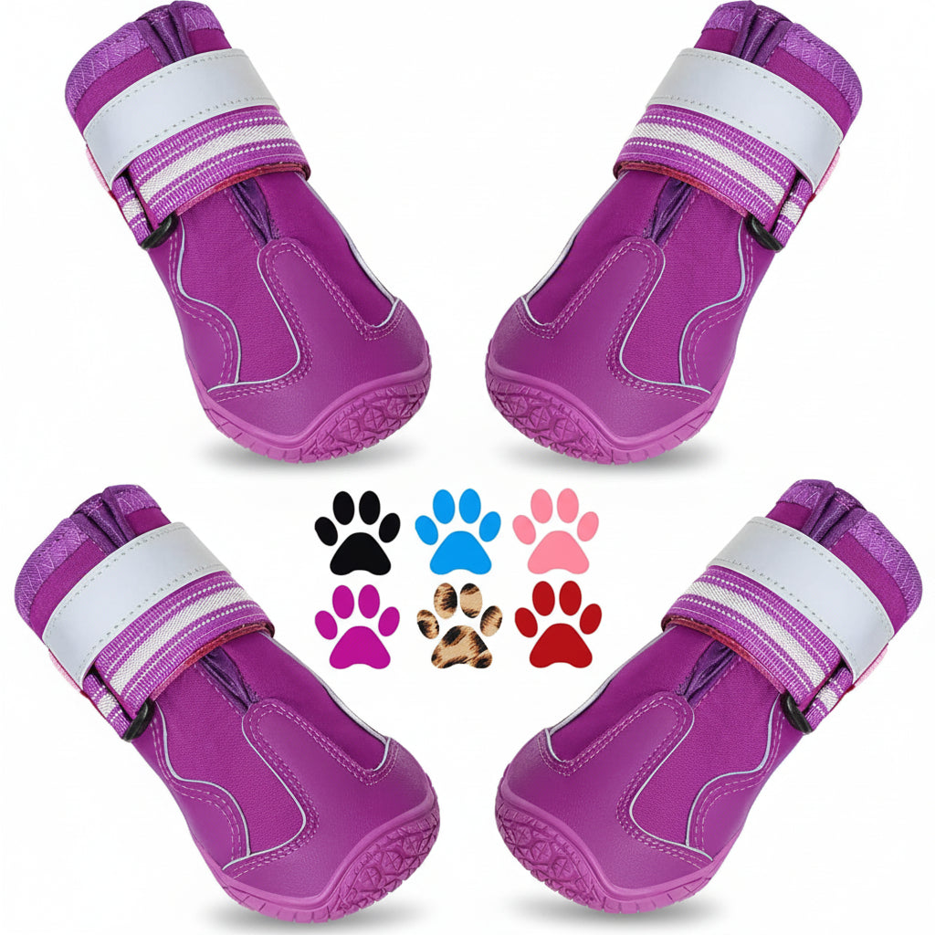 Waterproof Winter Dog Shoes Cold Temperatures