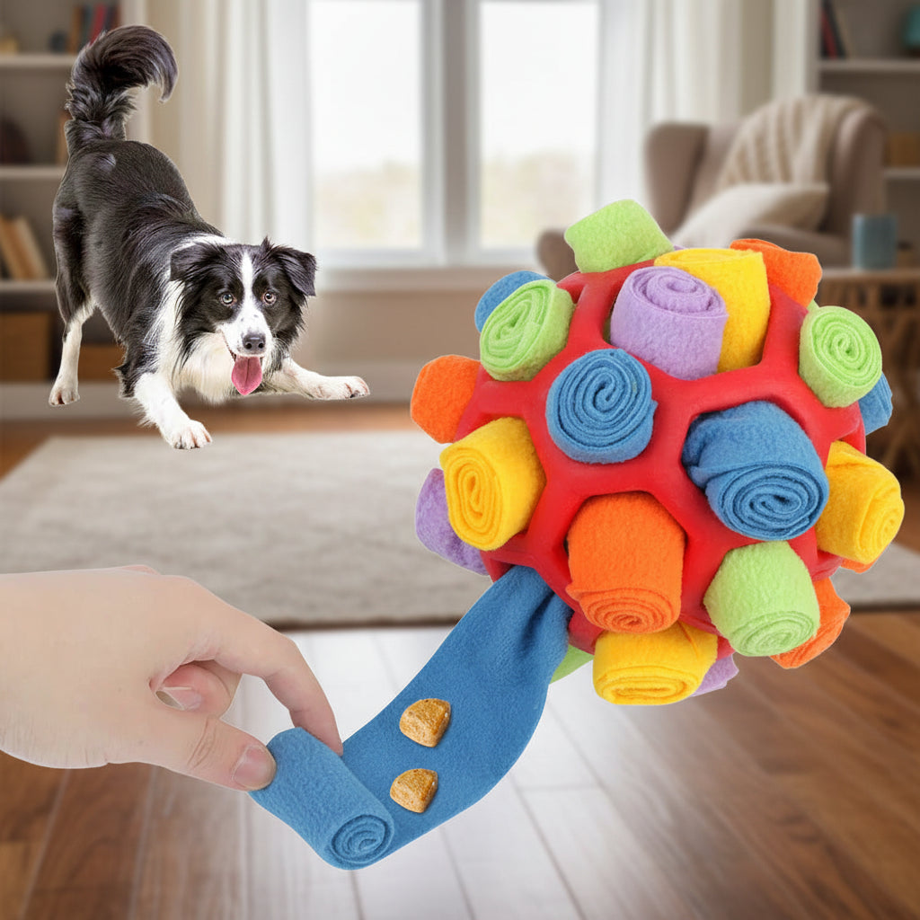 Giocattolo interattivo per animali domestici peluche gioco di ricerca snack
