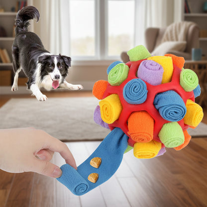 Giocattolo interattivo per animali domestici peluche gioco di ricerca snack
