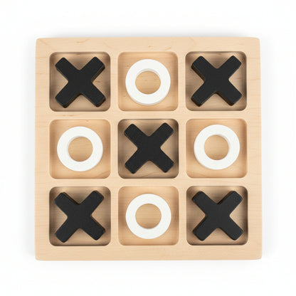 Drei Gewinnt Holzspiel Klassisches Strategiespiel - Image 4