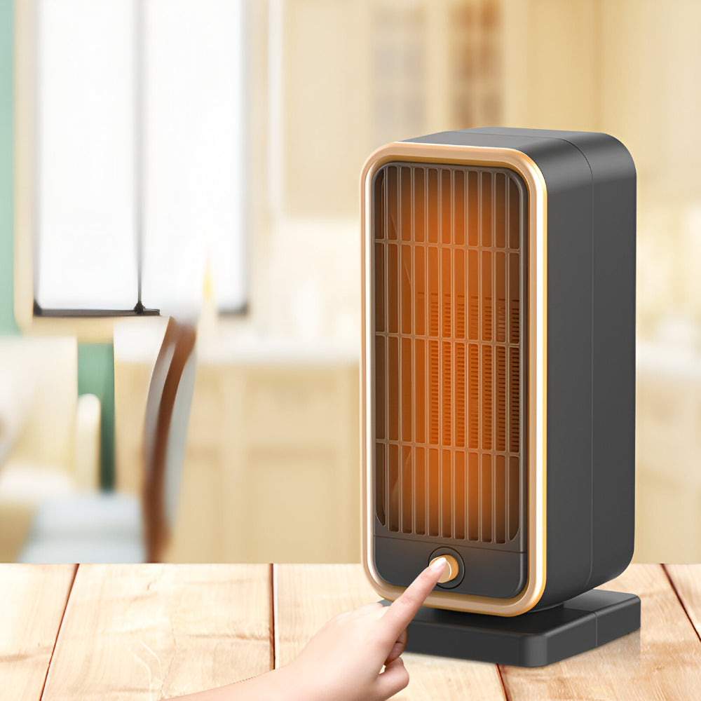 Ceramic Fan Heater 500W Compact Quiet Energy Efficient Portable