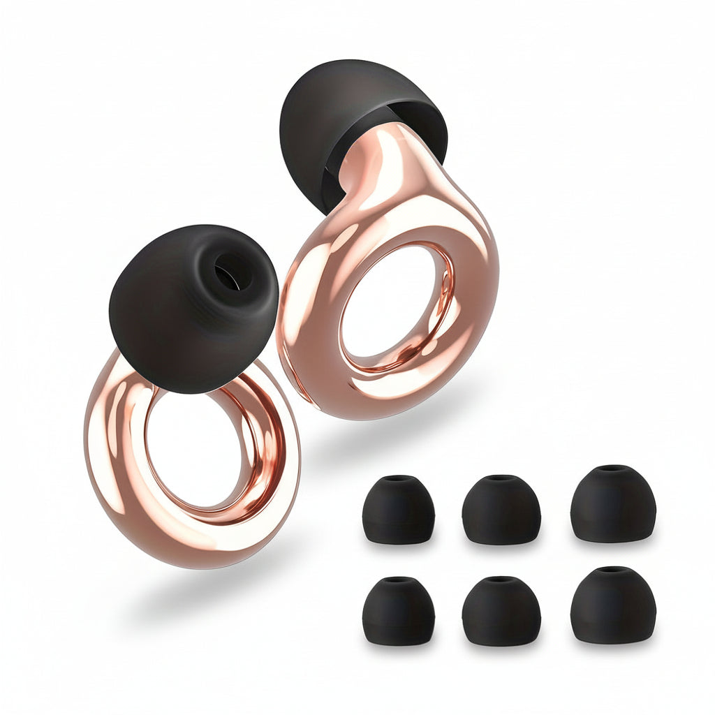 Earplugs Reusable Modern Sleep Travel Noise Protection