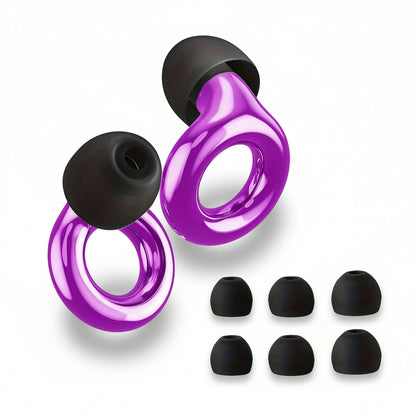 Earplugs Reusable Modern Sleep Travel Noise Protection