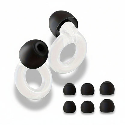 Earplugs Reusable Modern Sleep Travel Noise Protection
