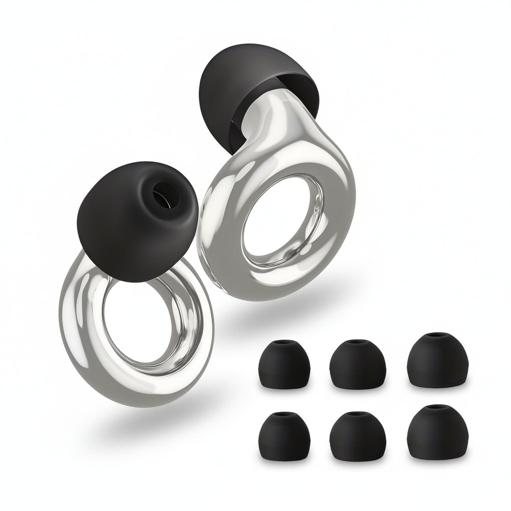 Earplugs Reusable Modern Sleep Travel Noise Protection
