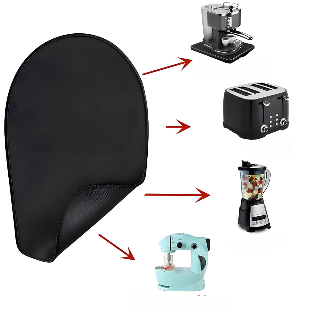 Küchenmaschine Gummi Gleitpad Rutschfest Schwarz