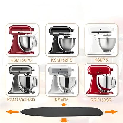 Küchenmaschine Gummi Gleitpad Rutschfest Schwarz