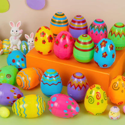 Bunte Oster Eier Plastik Befüllen Party Geschenk