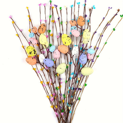 Easter Table Decoration Egg Flower Display Set