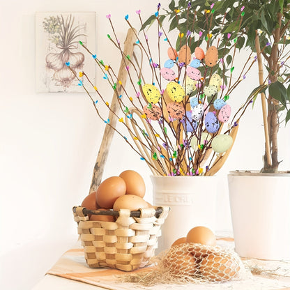 Easter Table Decoration Egg Flower Display Set