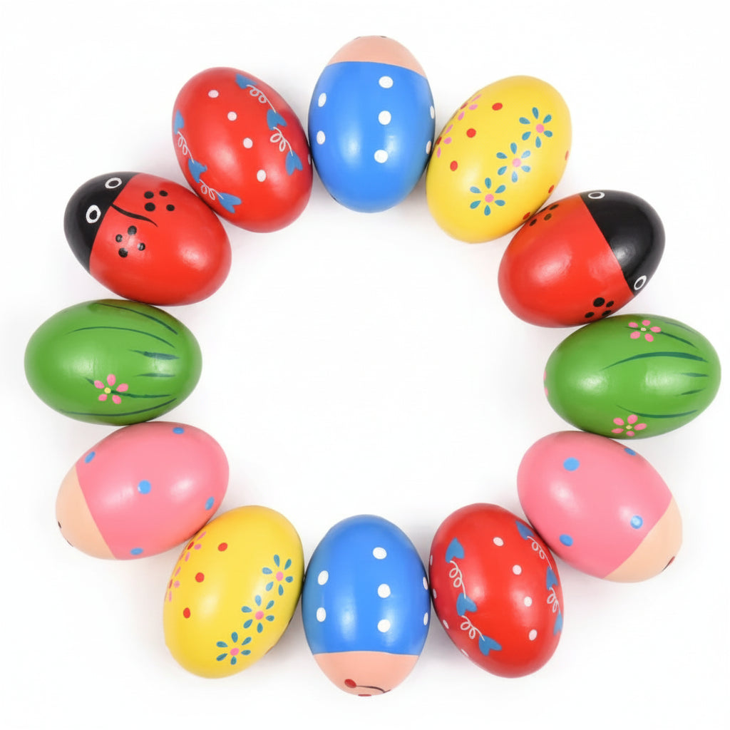 Musical Toy Egg Shaker Kids Rhythm Instrument Set
