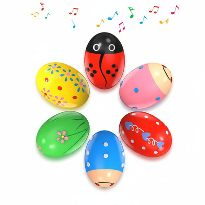 Giocattolo Musicale Uovo Sonaglio Ritmo Bambini