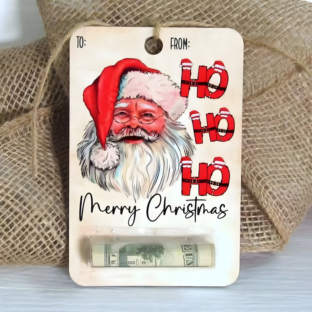 Weihnachtsdeko Holz Geldgeschenk Anhänger