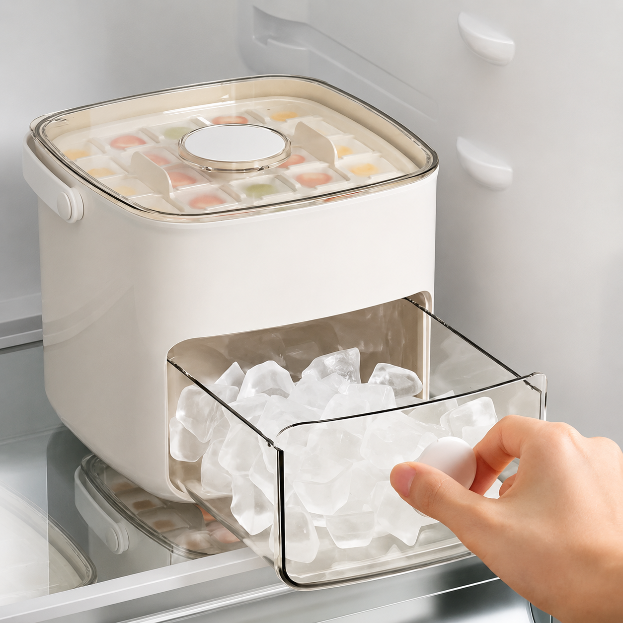 Eiswürfelmaschine Küchengeräte Eiswürfelbehälter Schublade - Image 4