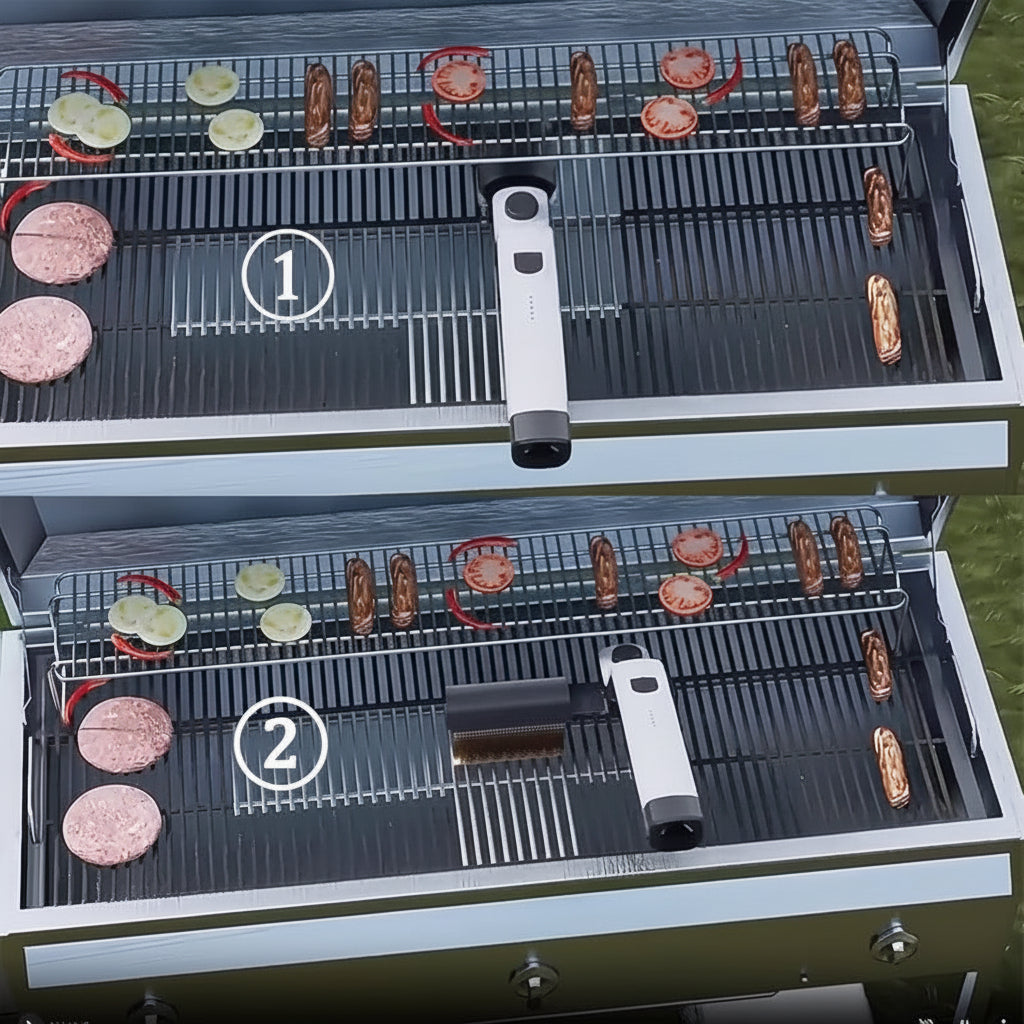 Cepillo eléctrico para limpieza de barbacoa