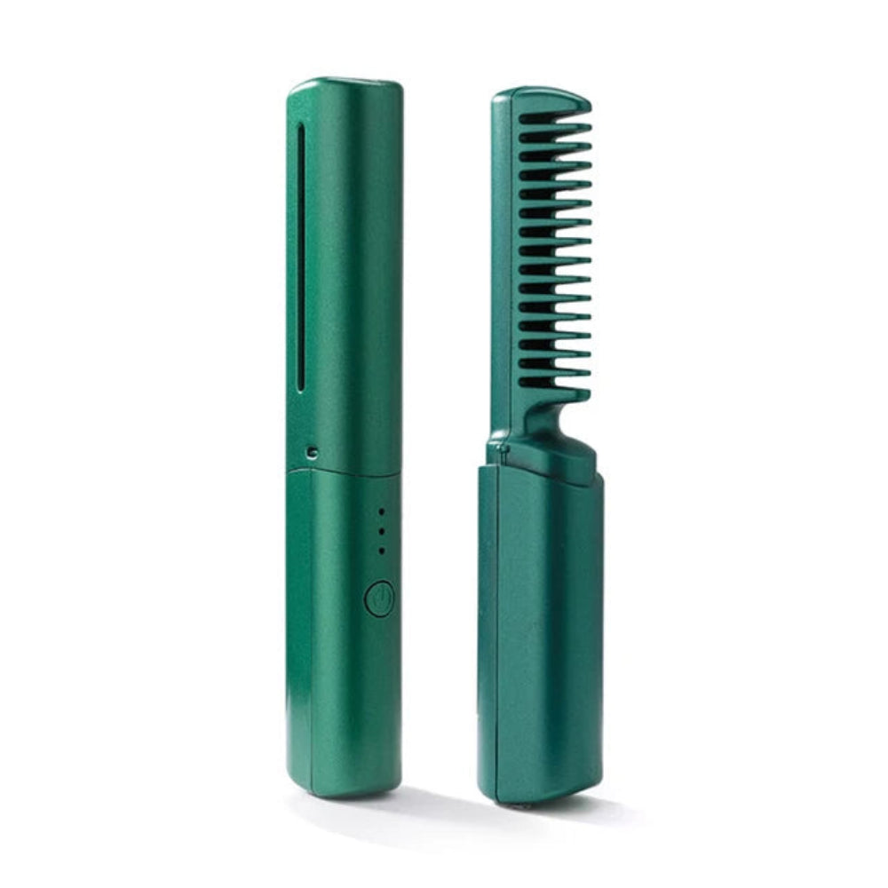 Peigne chauffant électrique lissant pour coiffure