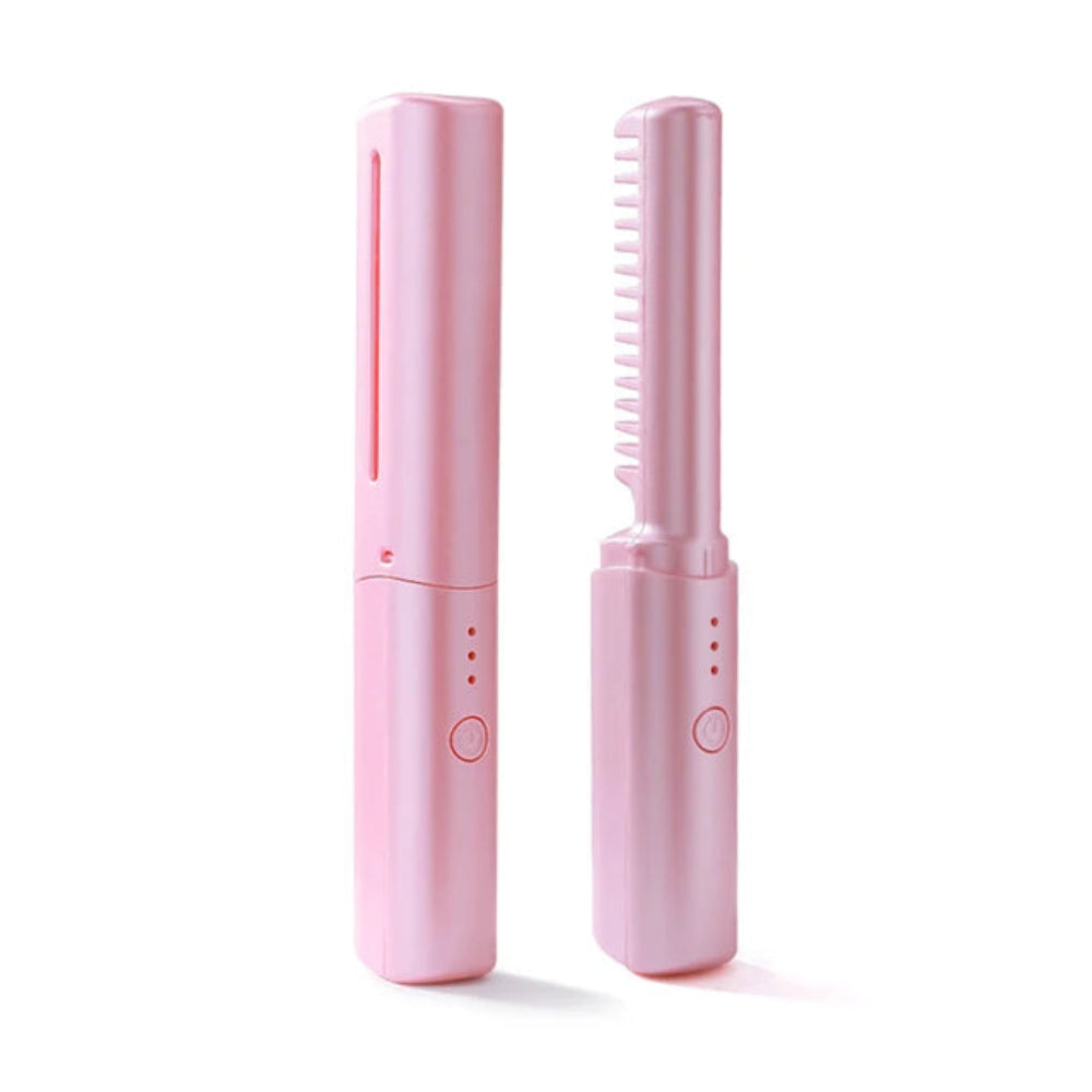 Peigne chauffant électrique lissant pour coiffure