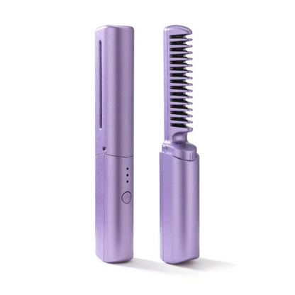 Peigne chauffant électrique lissant pour coiffure