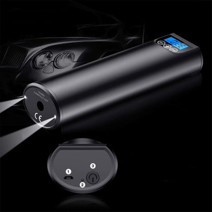 Pompe Électrique Portable Gonfleur Auto Vélo Camping