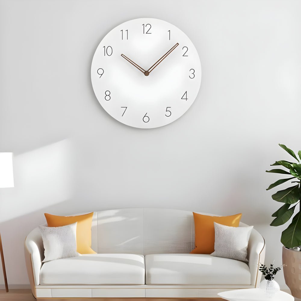 Wanduhr Holz Modern Minimalistisches Design