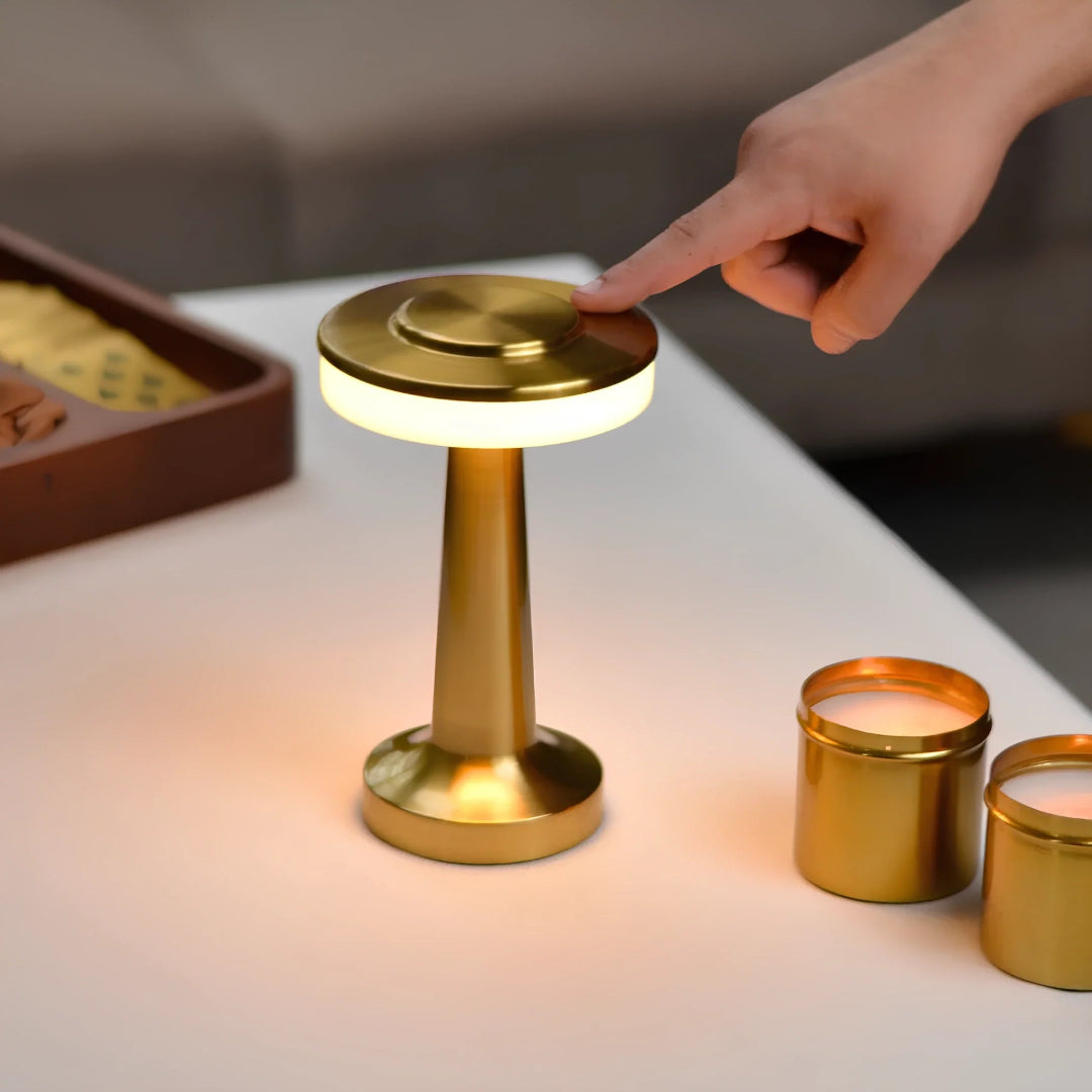 LED Tischlampe Kabellos Dimmbar