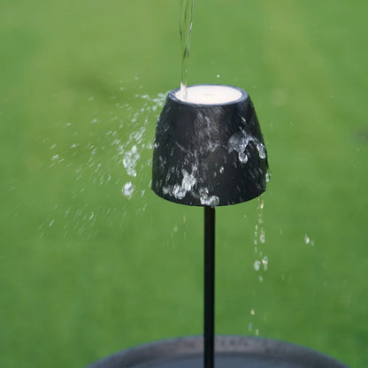 LED Metall Tischlampe Kabellos Dimmbar