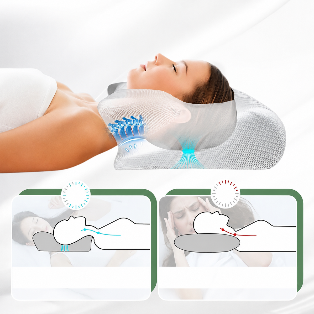 Ergonomisches Nackenstützkissen Kontur Memory Foam - Image 4