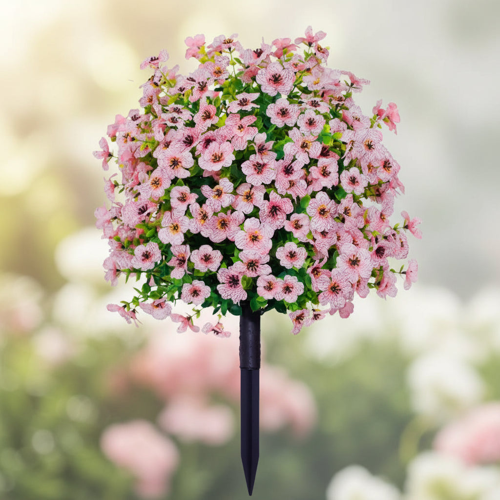 Pianta Artificiale Eucalipto Decorazione Casa Fiori Realistici