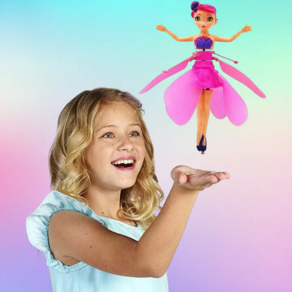 Juguete Hada Voladora Niños Luz Música Movimiento Interactivo