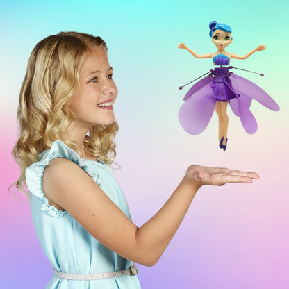 Juguete Hada Voladora Niños Luz Música Movimiento Interactivo