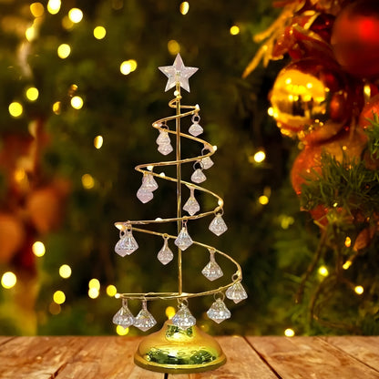 Weihnachtsdeko LED Acryl Tischlampe