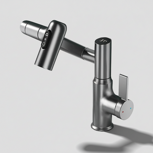 Faucet LED Light Kitchen Bathroom Color-Changing Tap