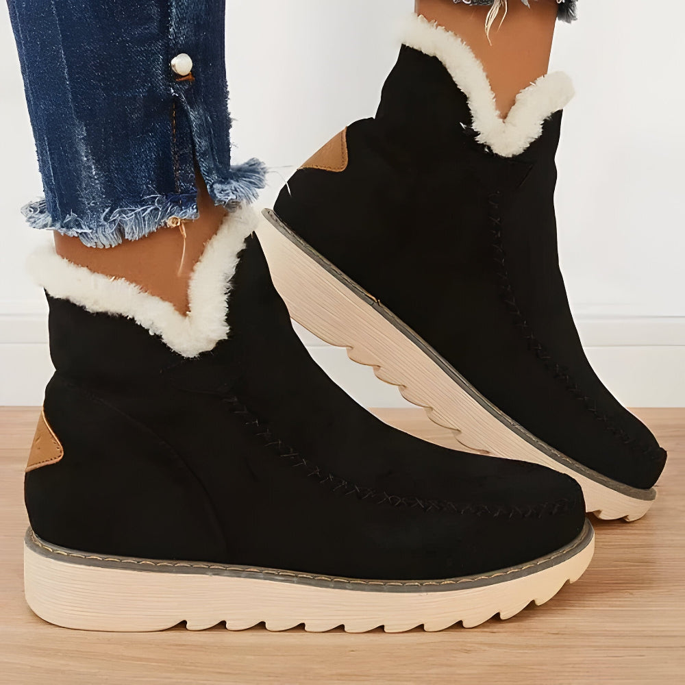 Fellgefütterte Stiefeletten Modische Ausführung - Image 4