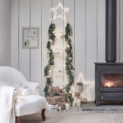 LED Weihnachtsgirlande Grün Tannenzweige Innen