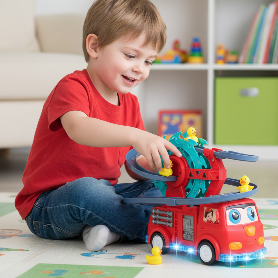 Feuerwehr Spielset Interaktiver Enten Spielspaß - Image 1